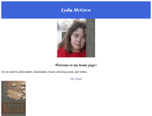 Tablet Screenshot of lydiamcgrew.com